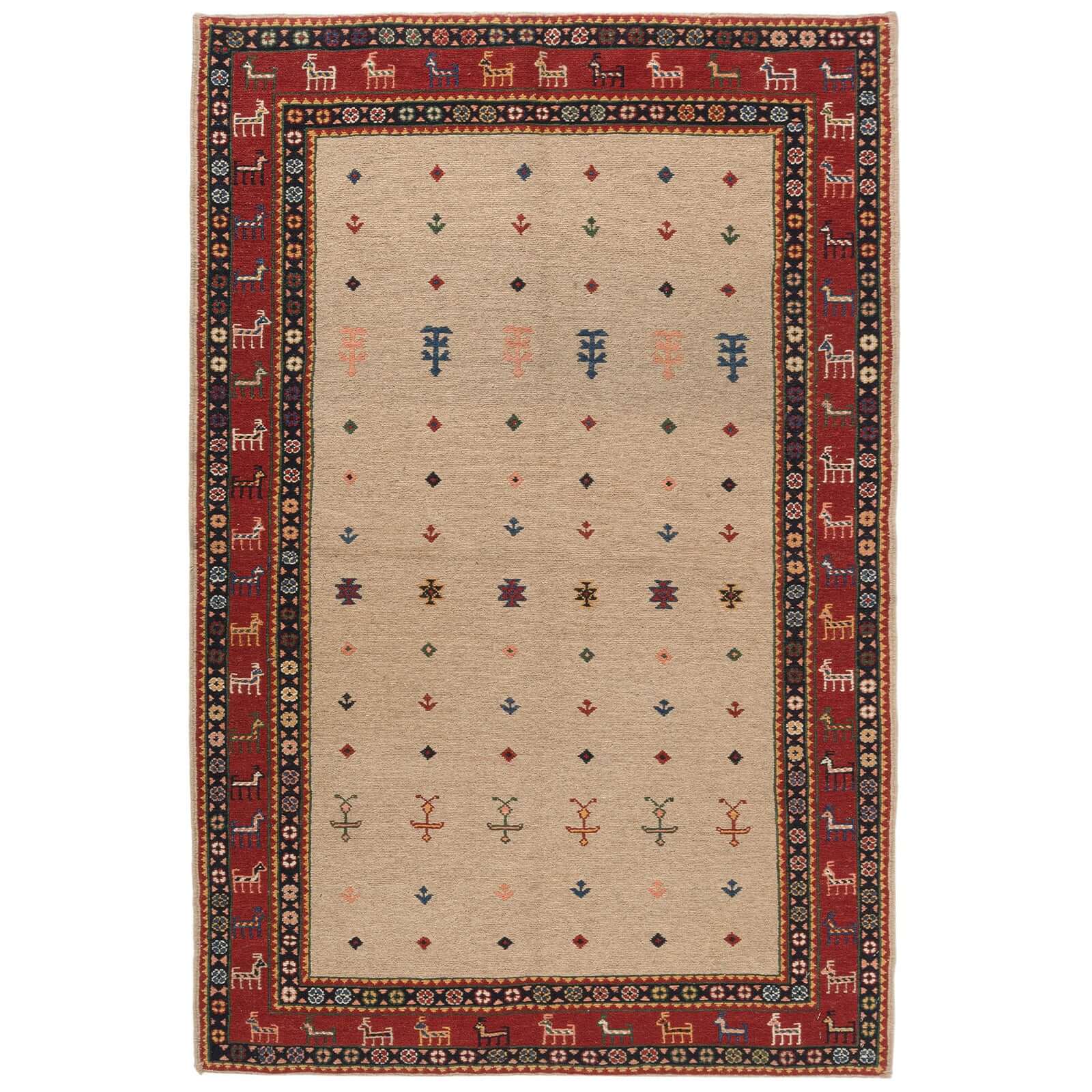 Tapete Hecho a Mano Kilim Sumak Suzani