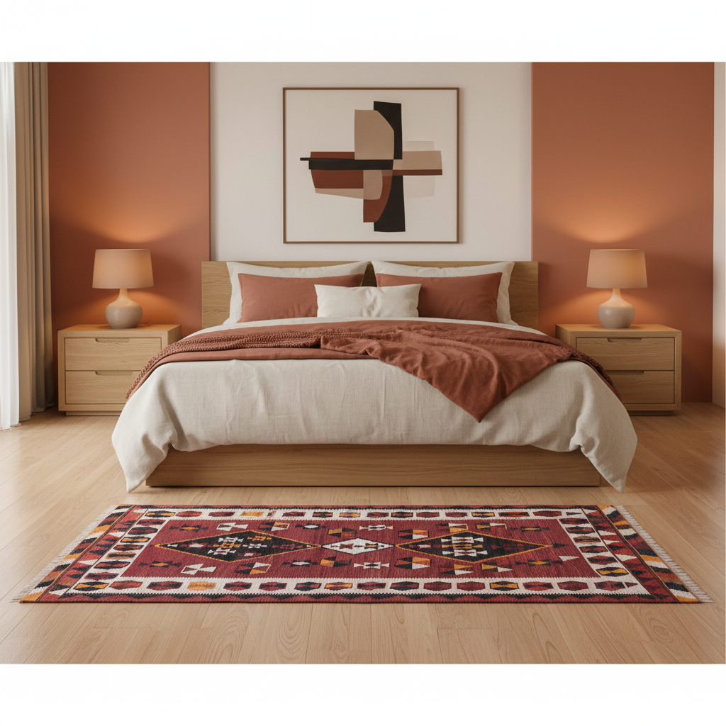Tapete Hecho a Mano Kilim Sumak Suzani