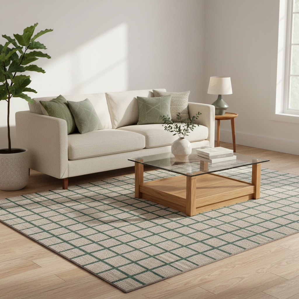 Tapete Tejido Plano Kilim Tik Hecho a Mano