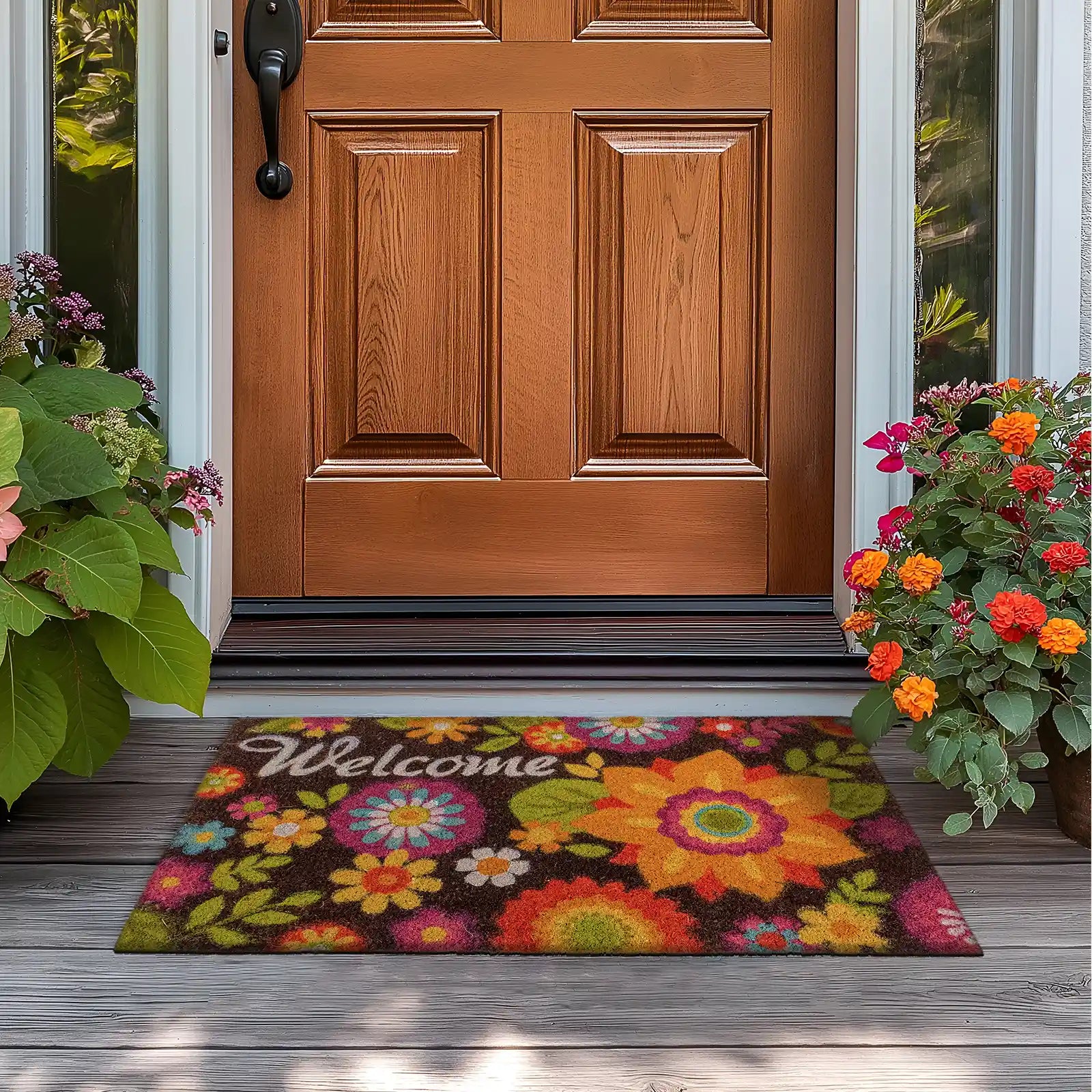 Tapete de Entrada | Alfombra para Entrada Floral