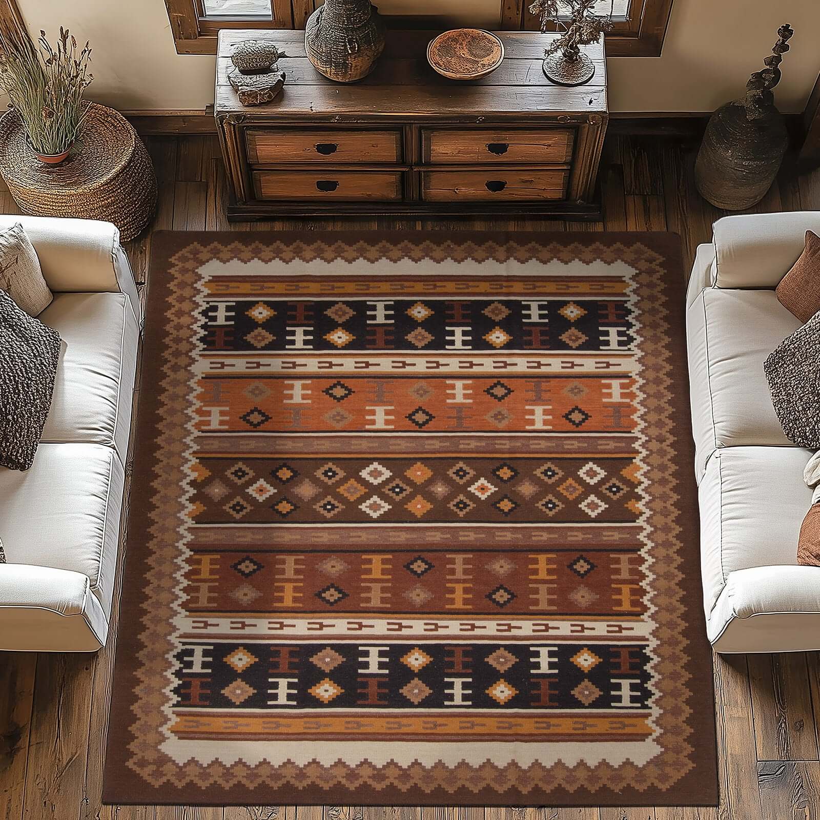 Tapete Hecho a Mano Kilim Hindu