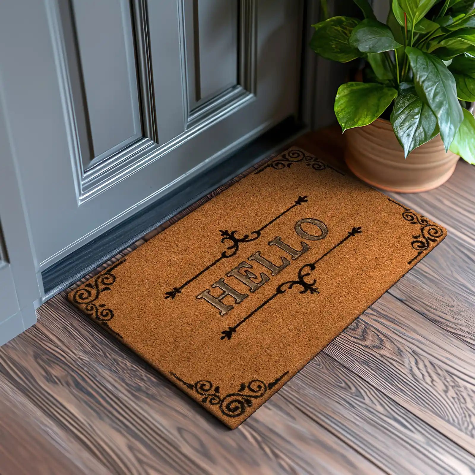 Tapete de Entrada | Alfombra de Entrada Hello