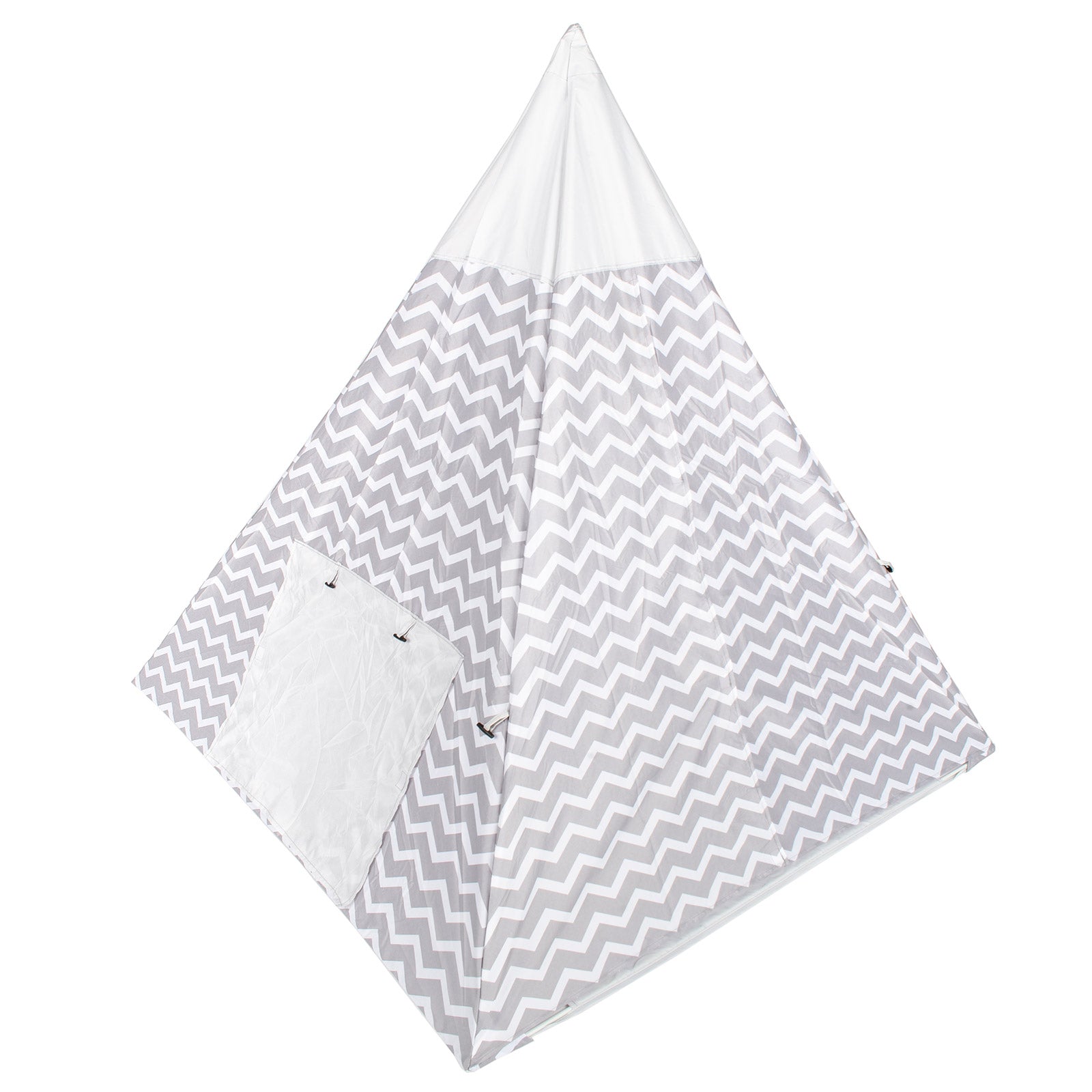 Tipi Tienda Recreativa Infantil, Gris y Blanco.