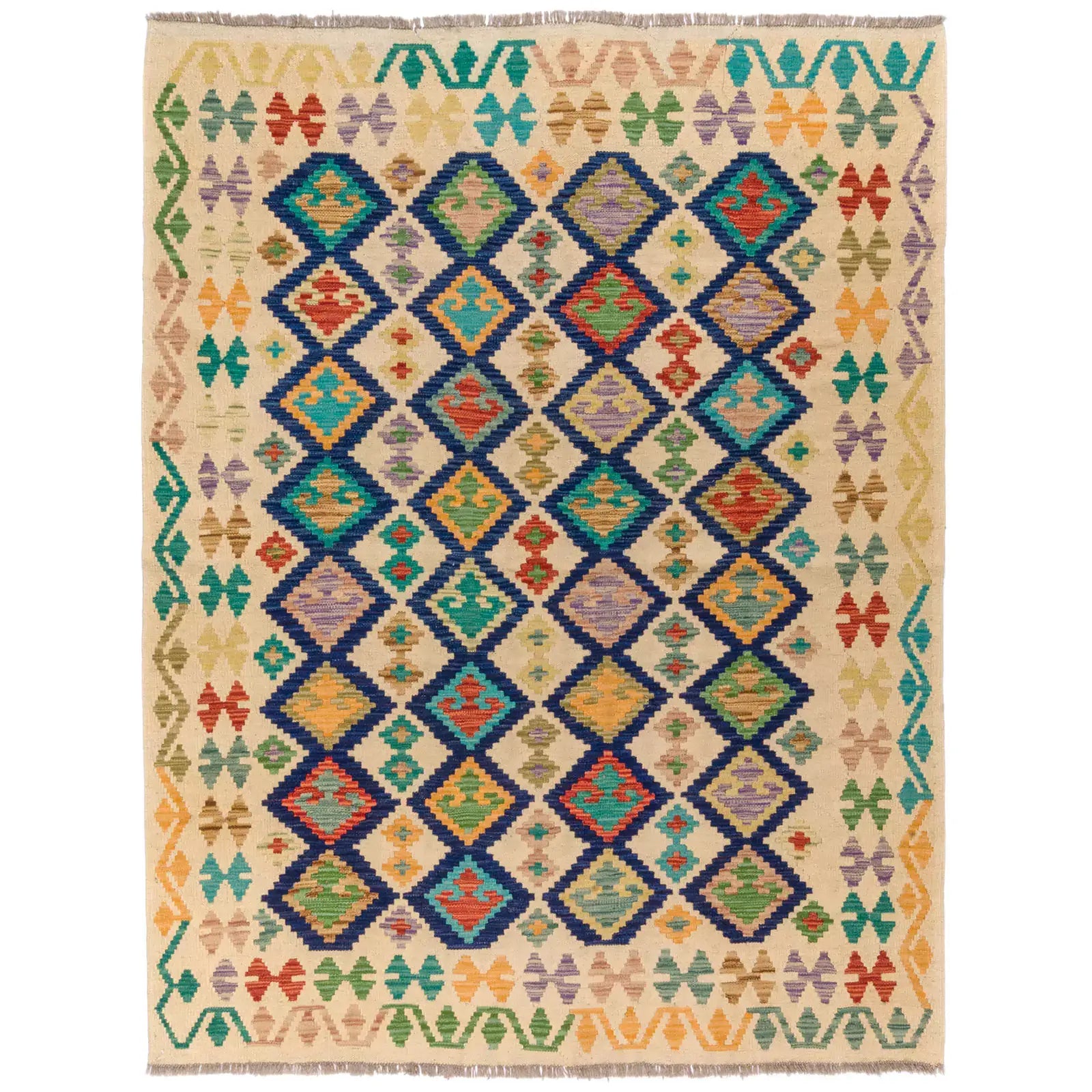 Tapete hecho a mano Kilim Maymanah