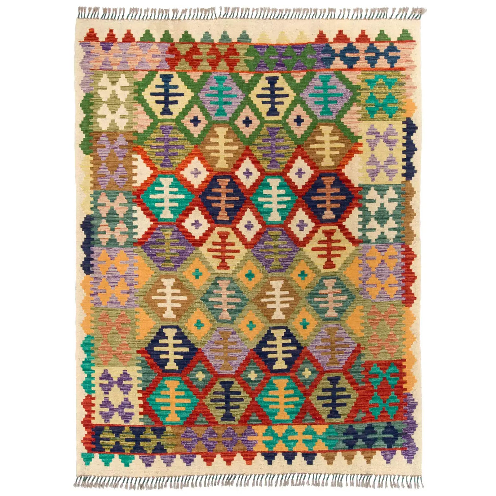 Tapete hecho a mano Kilim Maymanah