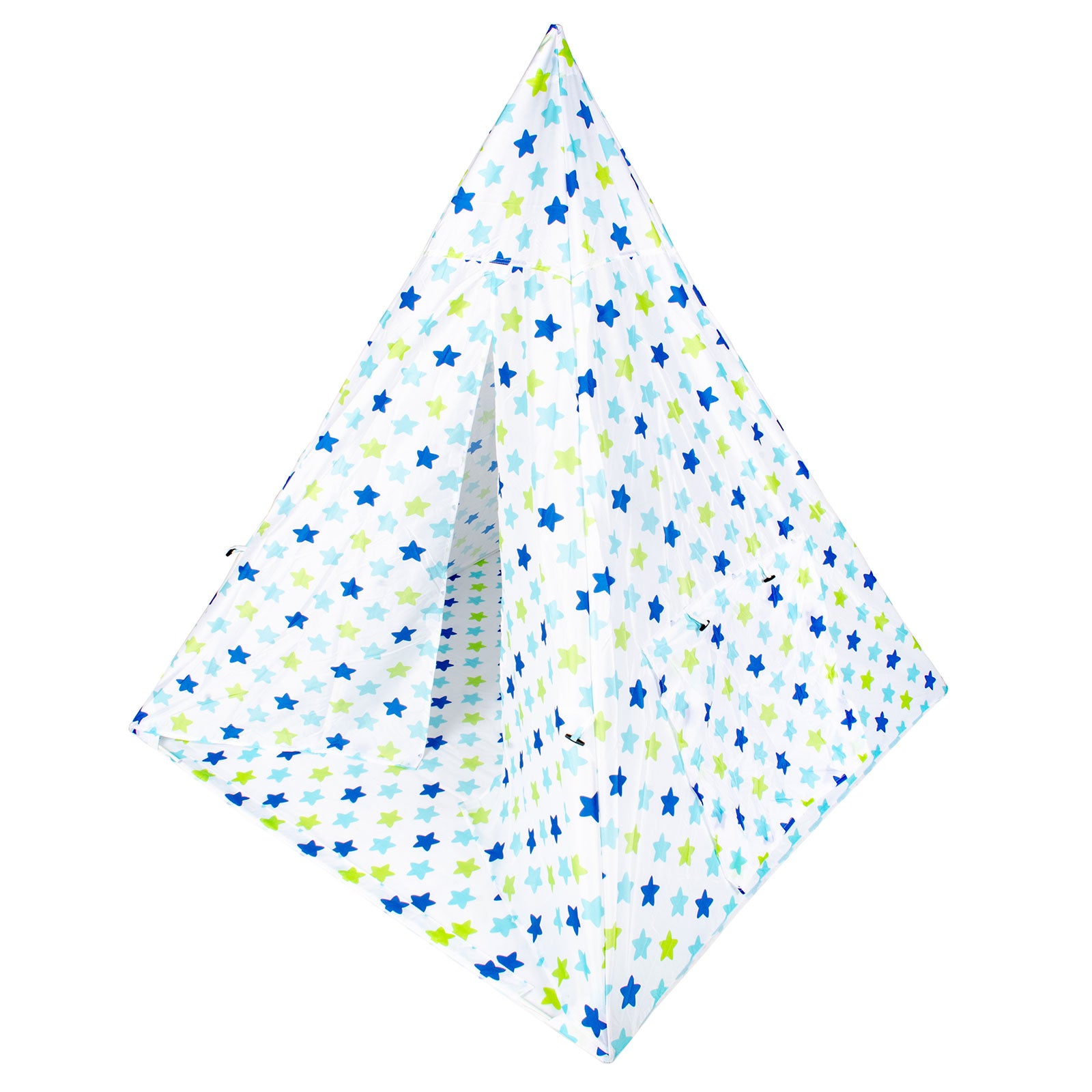 Tipi Tienda Recreativa Infantil, Verde con Blanco