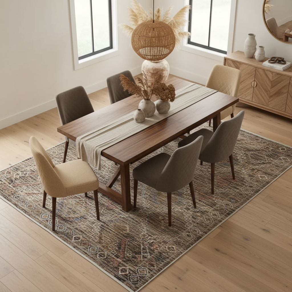 ¿Qué tamaño de tapetes decorativos necesitas según cada habitación?