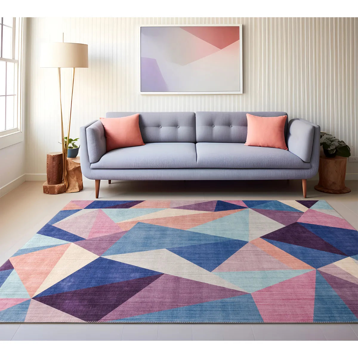 Tapete estampado geométrico vs. tapete floral: ¿Qué estilo de tapetes decorativos elegir?