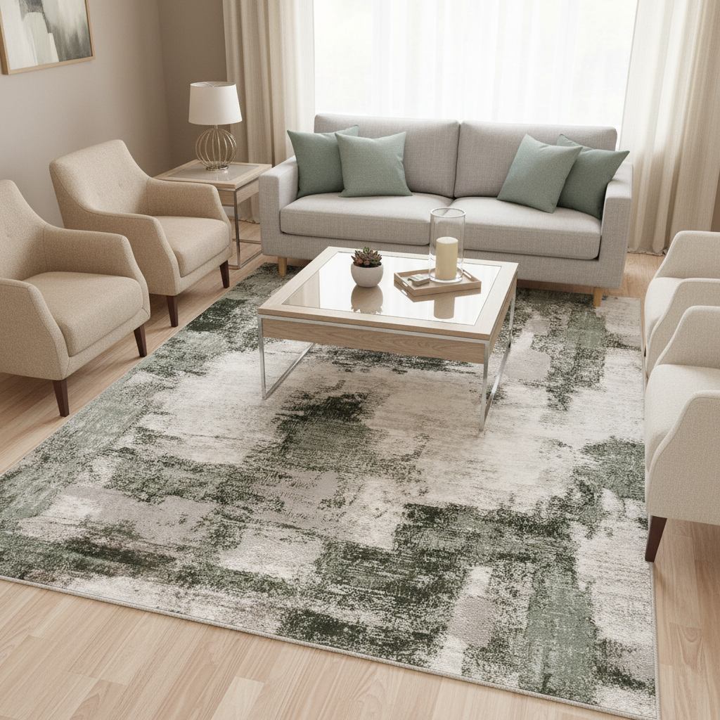 Cómo combinar tapetes decorativos con muebles modernos