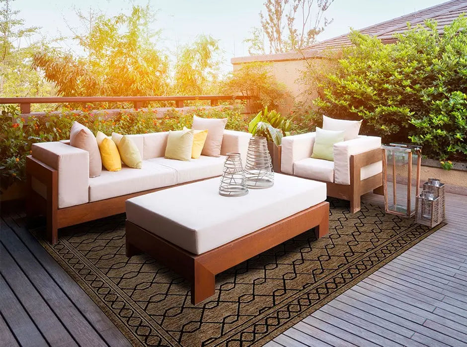 Tapetes de uso interior y exterior: estilo, funcionalidad y versatilidad en un solo diseño