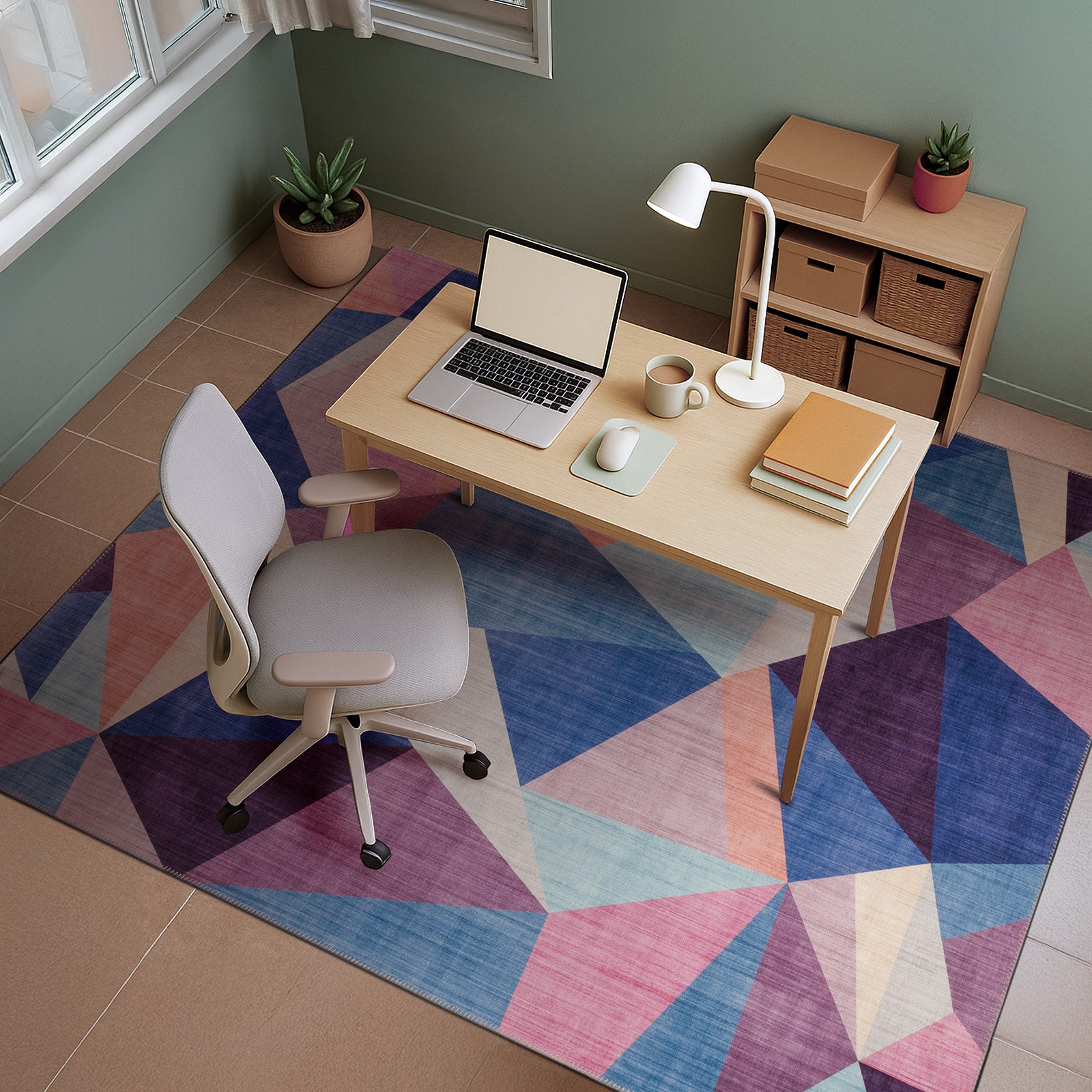 Tapete Decorativo Triunghi