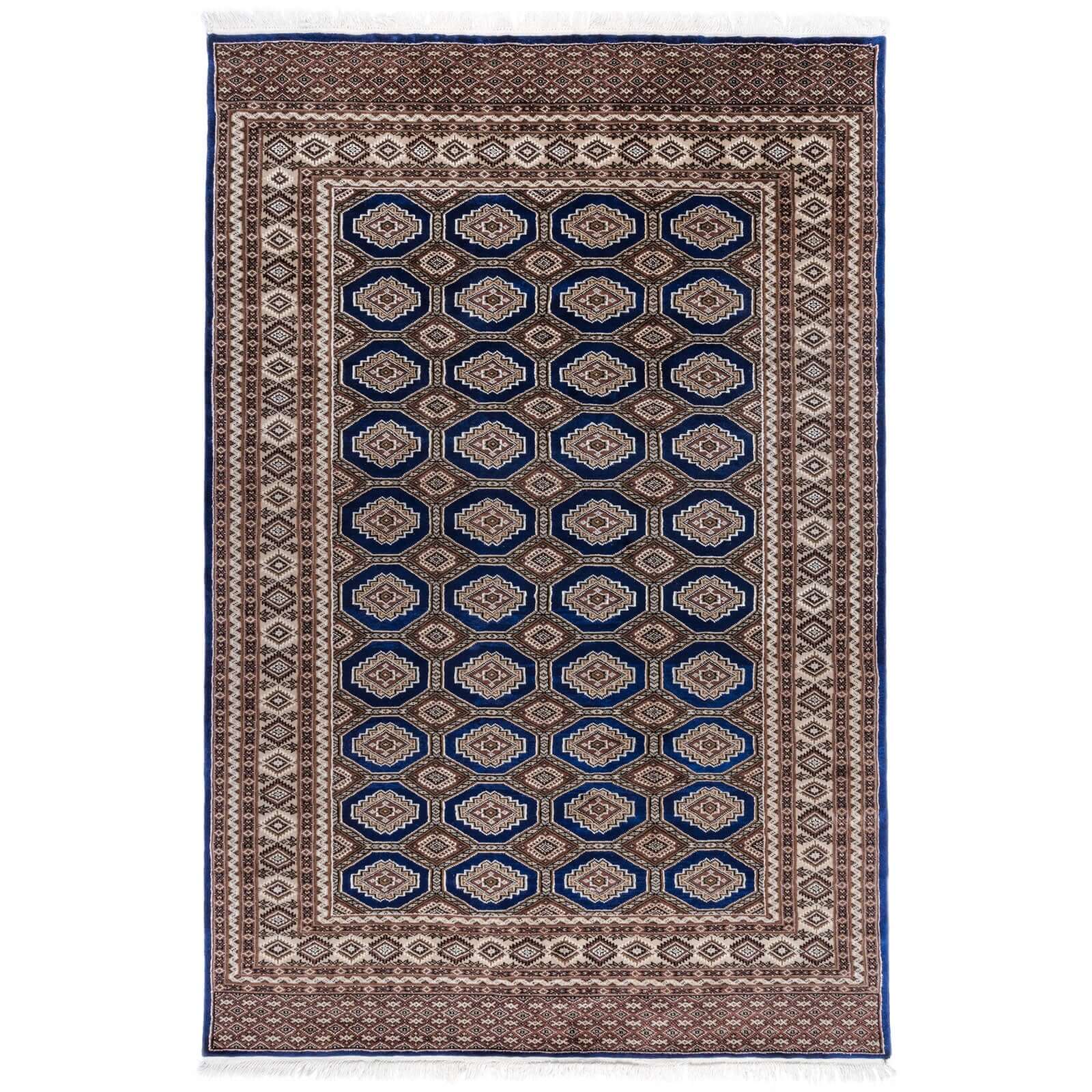 Tapete hecho a mano Jaldar Princess Gris