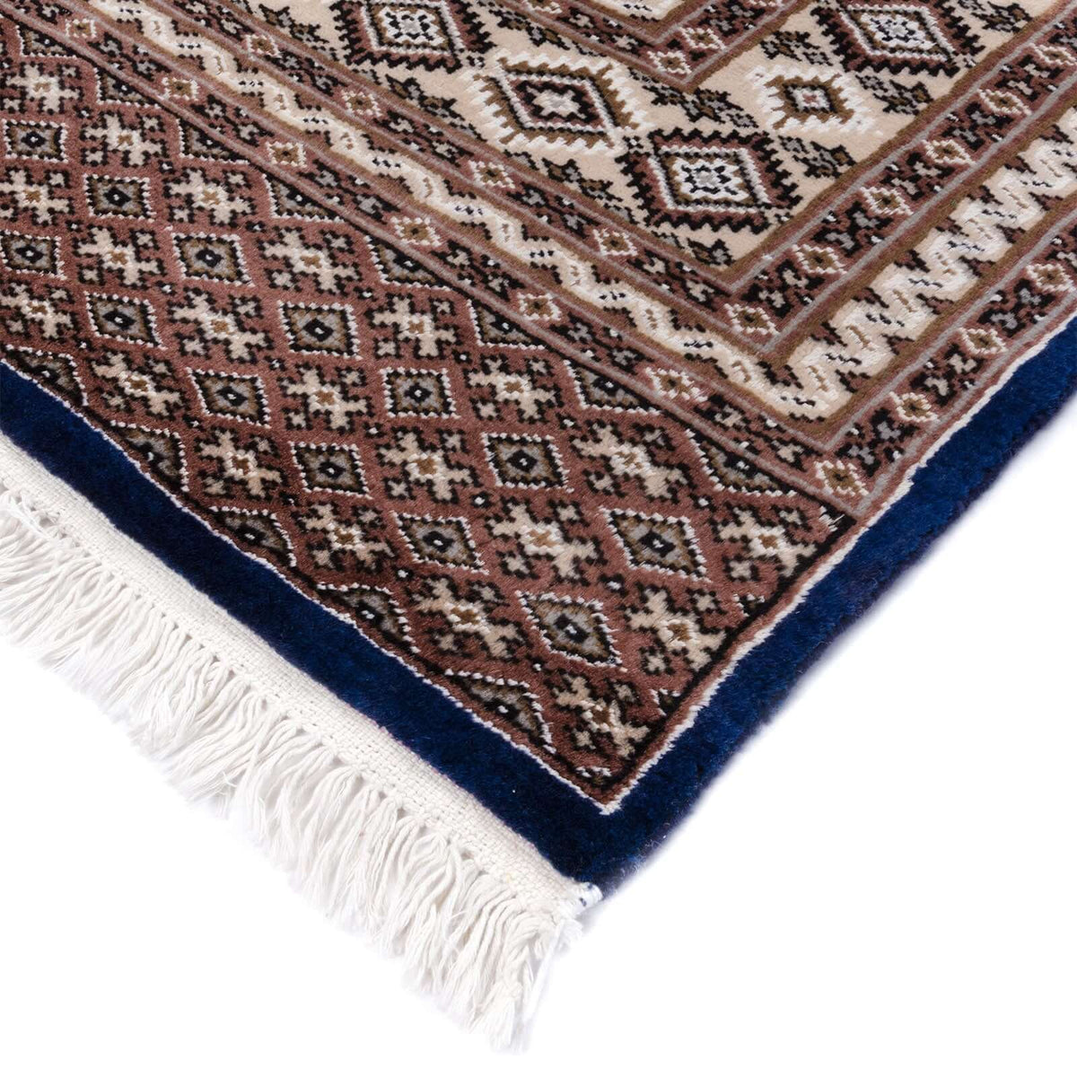 Tapete hecho a mano Jaldar Princess Gris