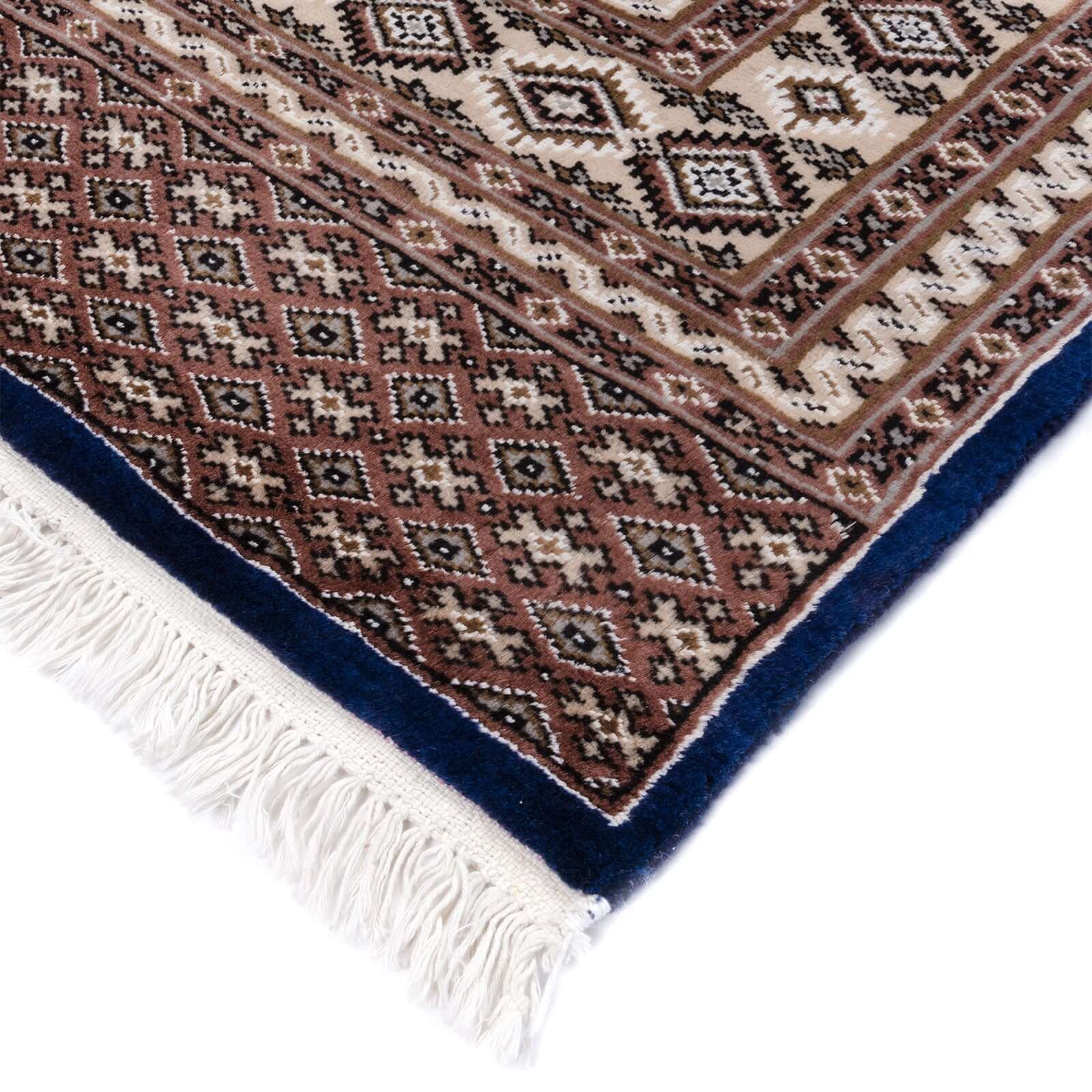 Tapete hecho a mano Jaldar Princess Gris