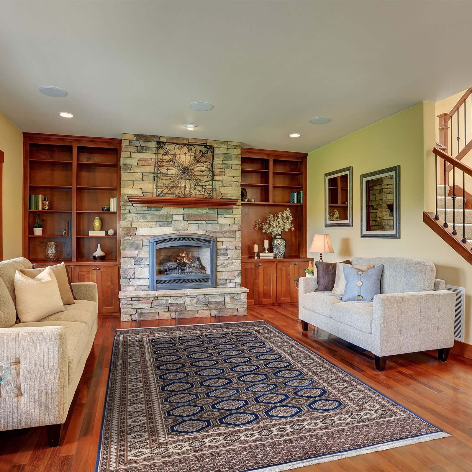 Tapete hecho a mano Jaldar Princess Gris