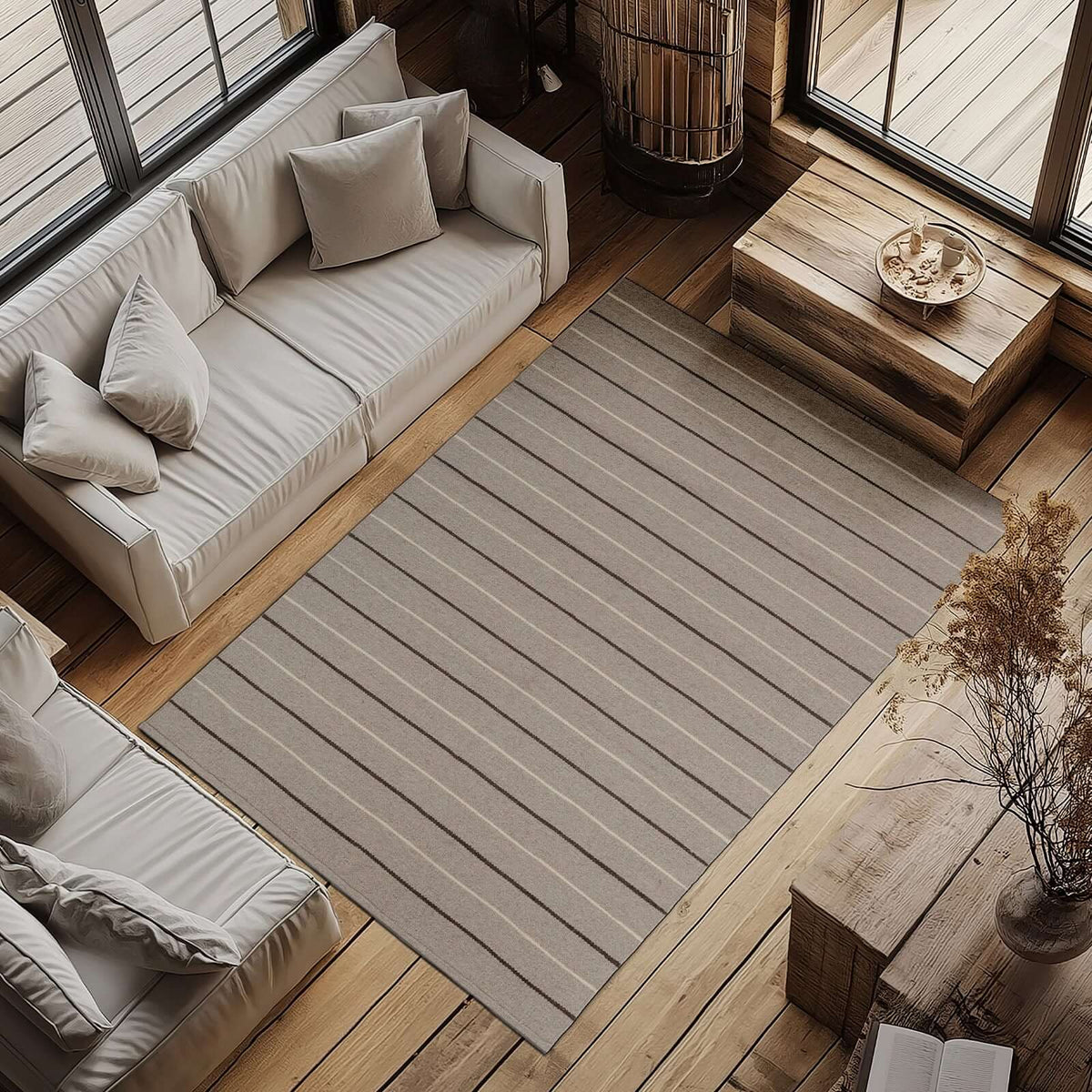 Tapete Hecho a Mano Kilim Stripe 02