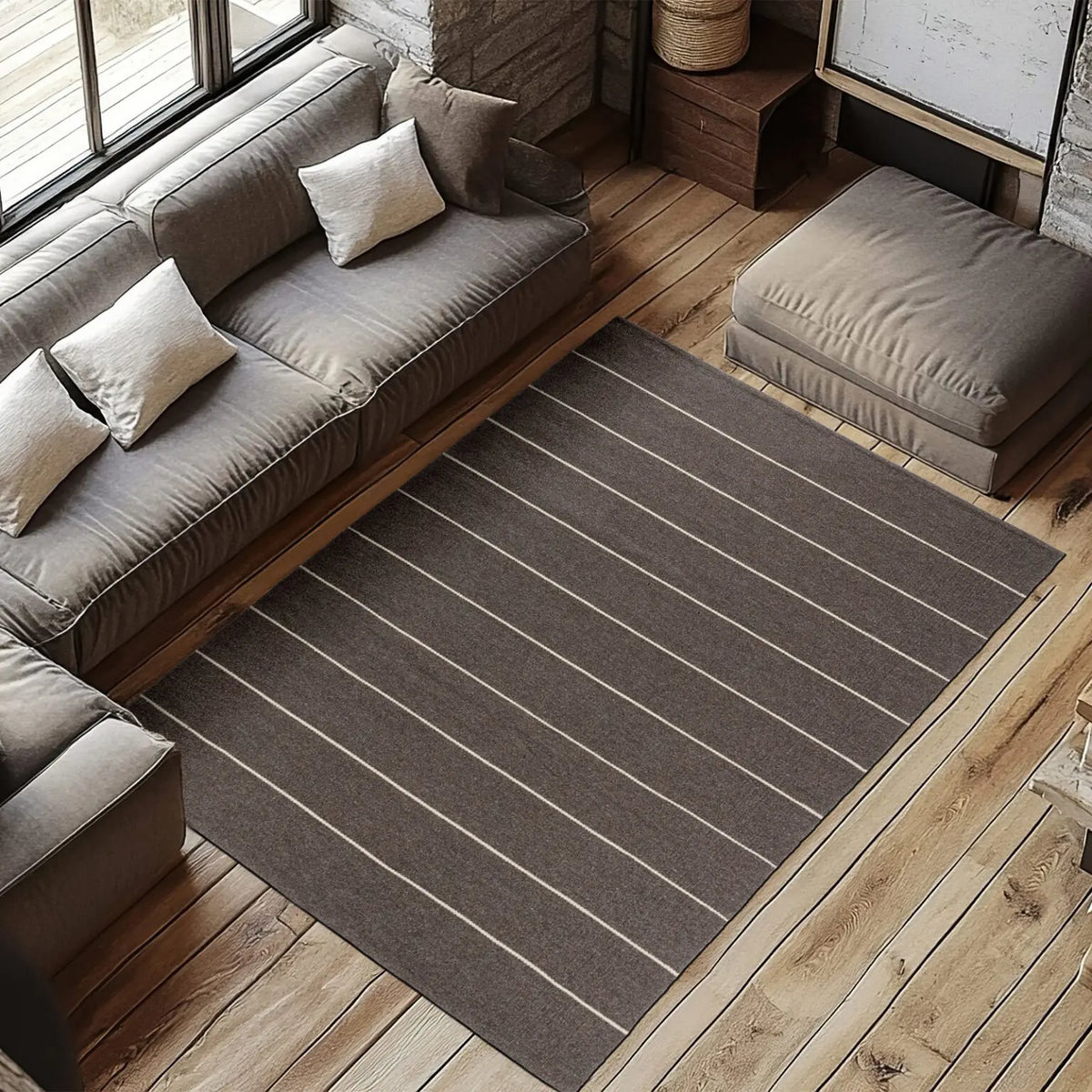 Tapete Hecho a Mano Kilim Stripe 01