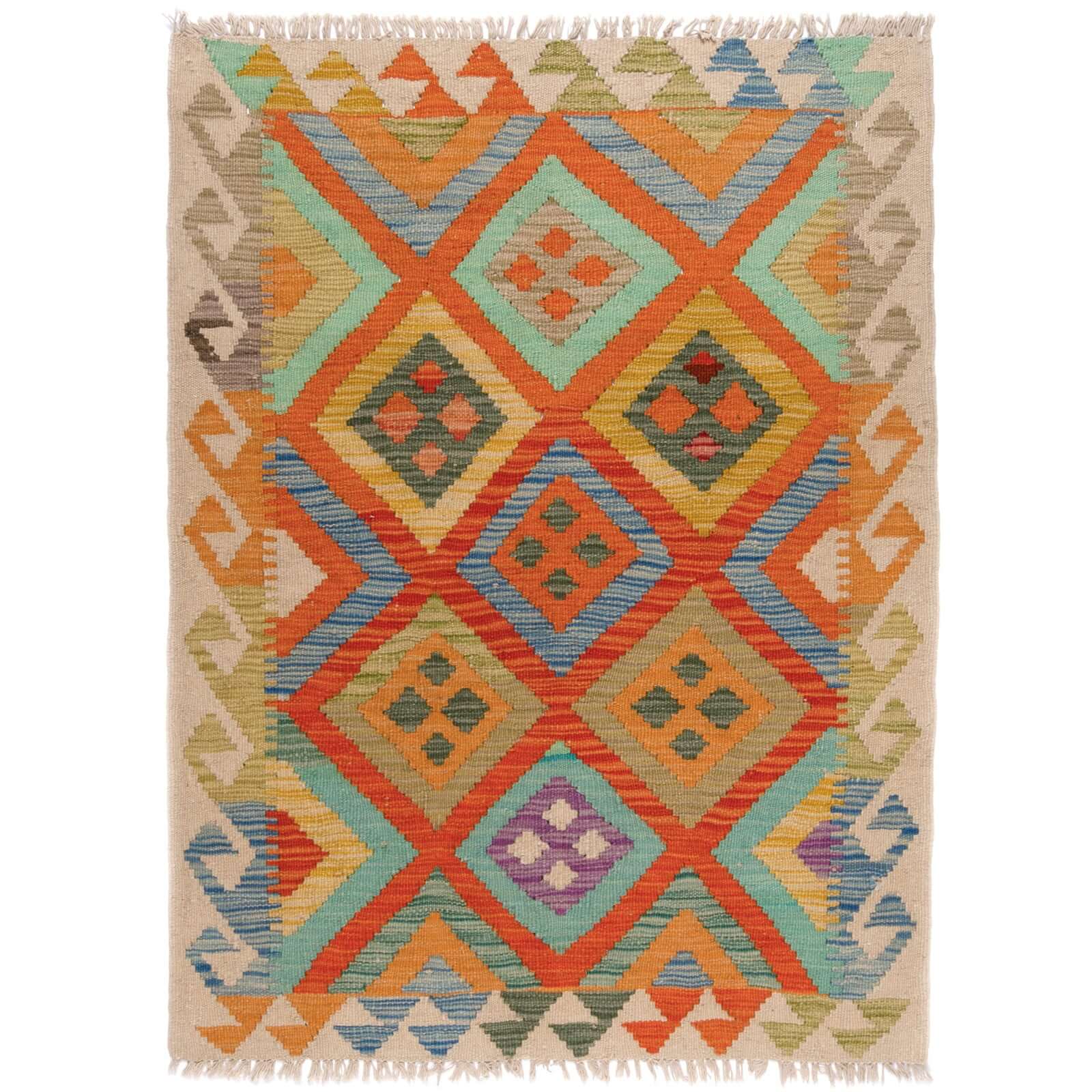 Tapete hecho a mano Kilim Maymanah