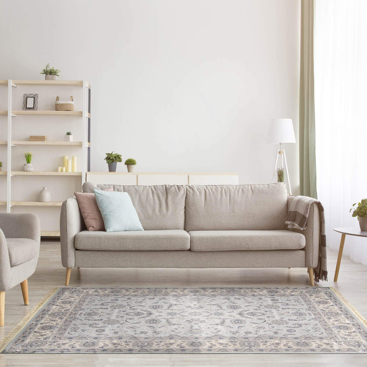 Tapete Vermont Beige Gris Floral