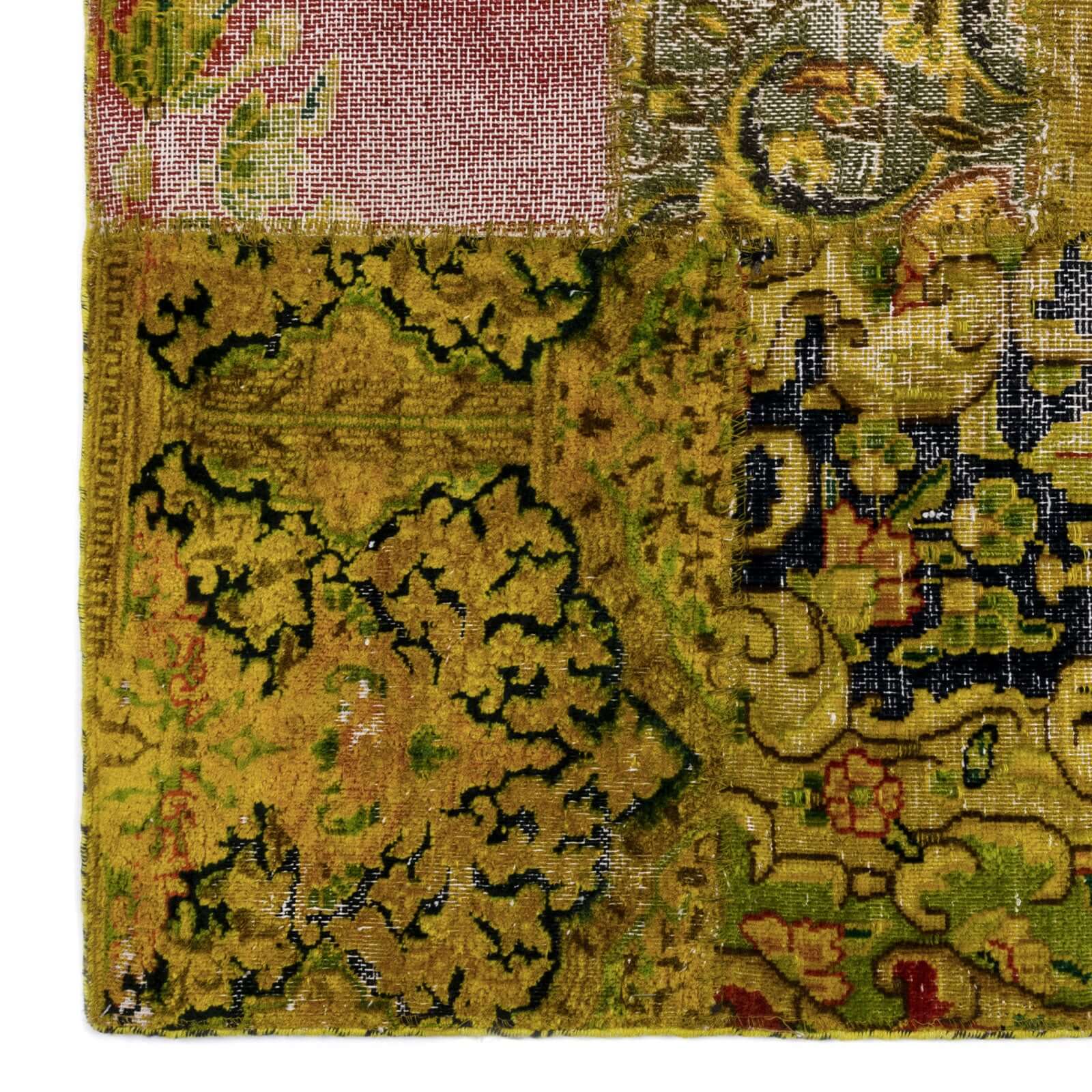 Tapete hecho a mano Patch Wen Amarillo