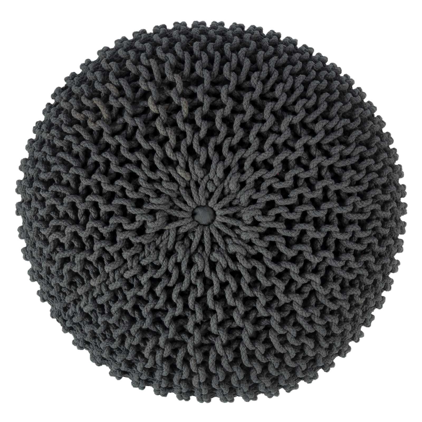 Puff Tejido Otomano de Algodon, Oxford