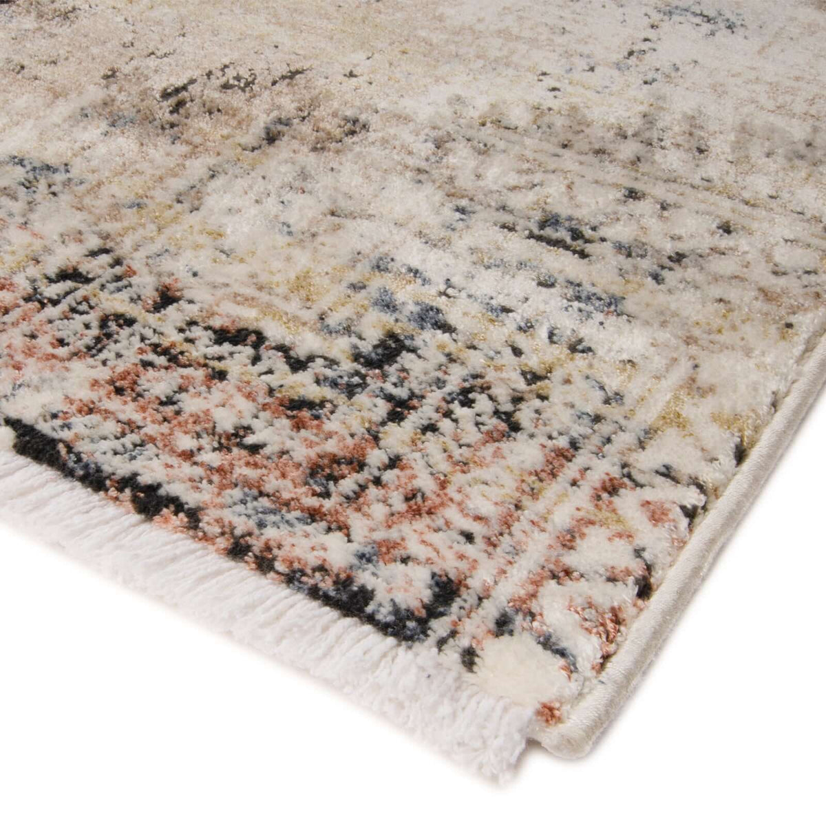 Riana 02 - Tapete Decorativo Turco Moderno Café y Beige
