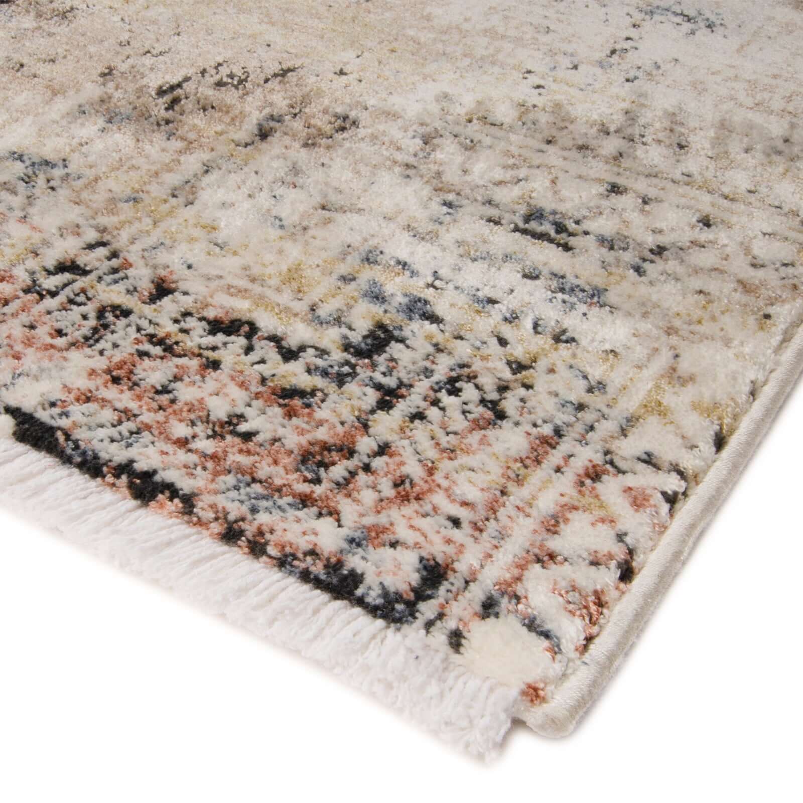 Riana 02 - Tapete Decorativo Turco Moderno Café y Beige