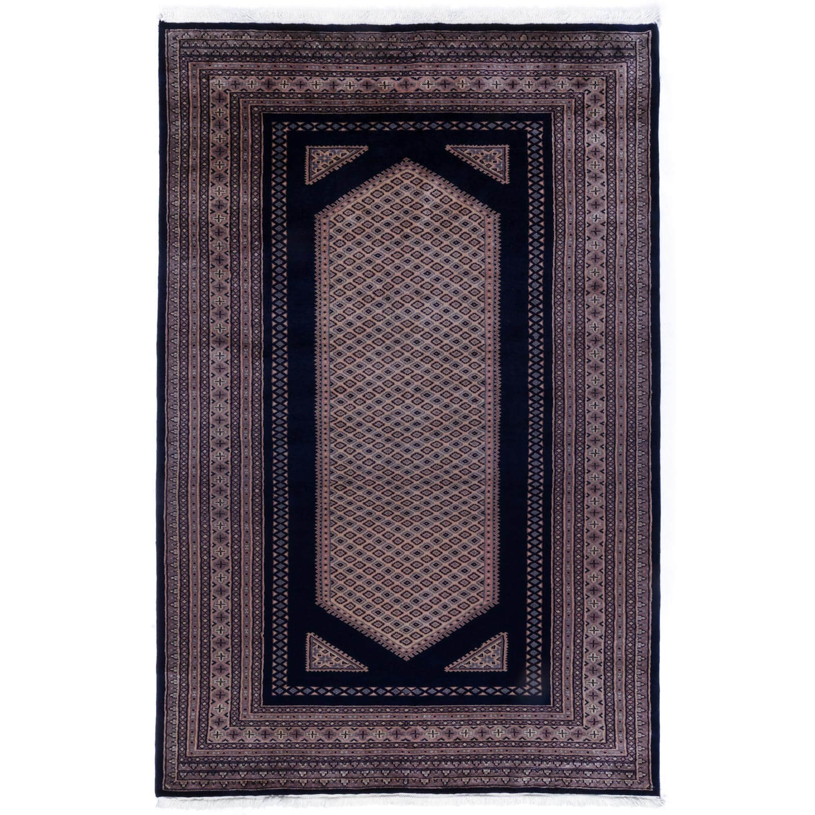 Tapete hecho a mano Royal Merinus Azul