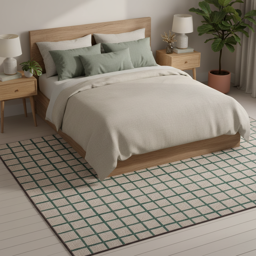 Tapete Tejido Plano Kilim Tik Hecho a Mano