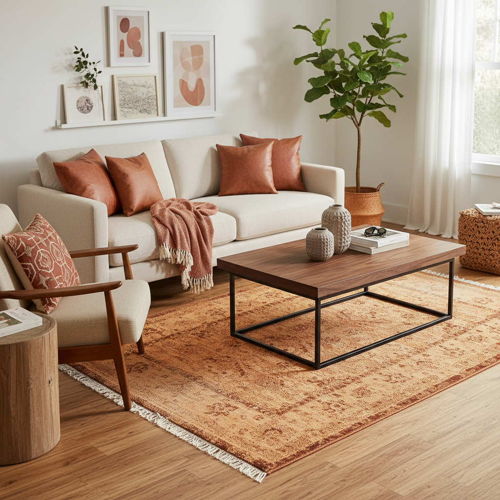 tapete-rectangular-color-naranja-ribera