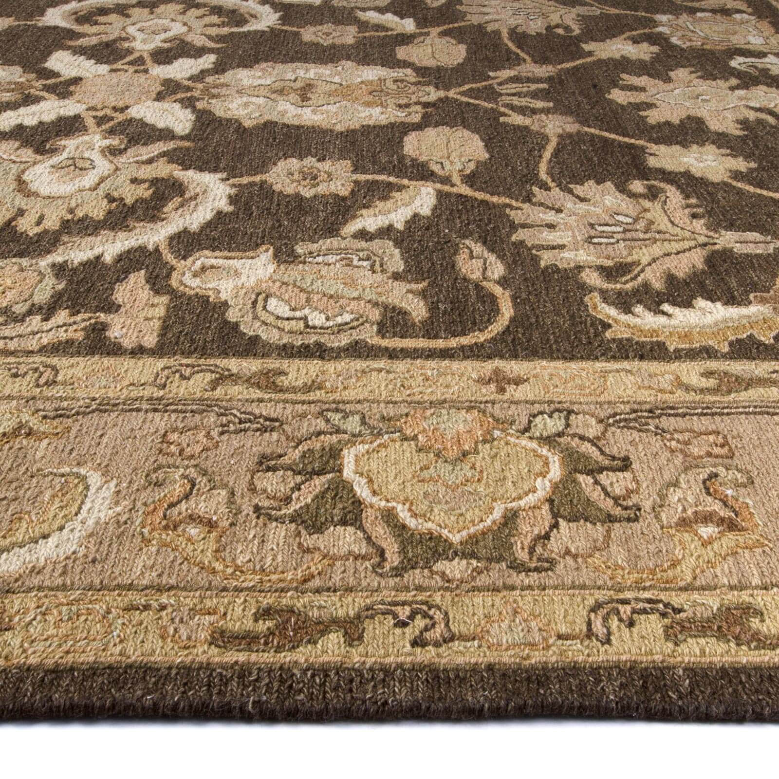 Tapete hecho a mano Sumak Brown Beige