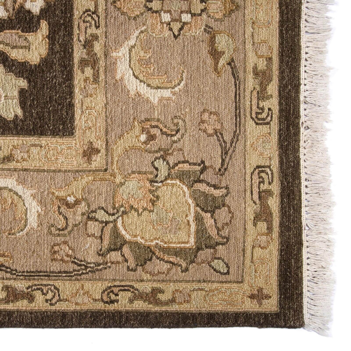 Tapete hecho a mano Sumak Brown Beige