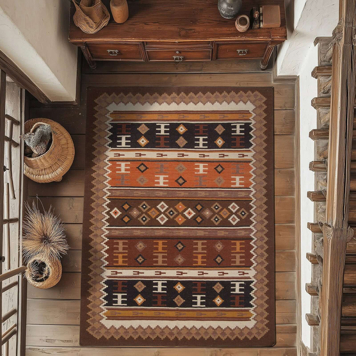 Tapete Hecho a Mano Kilim 60-C