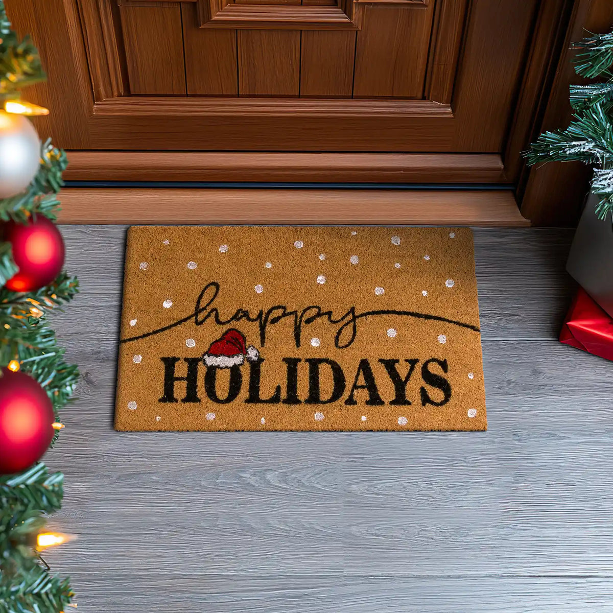 Tapete de Entrada Navideño | Alfombra para Entrada Holidays