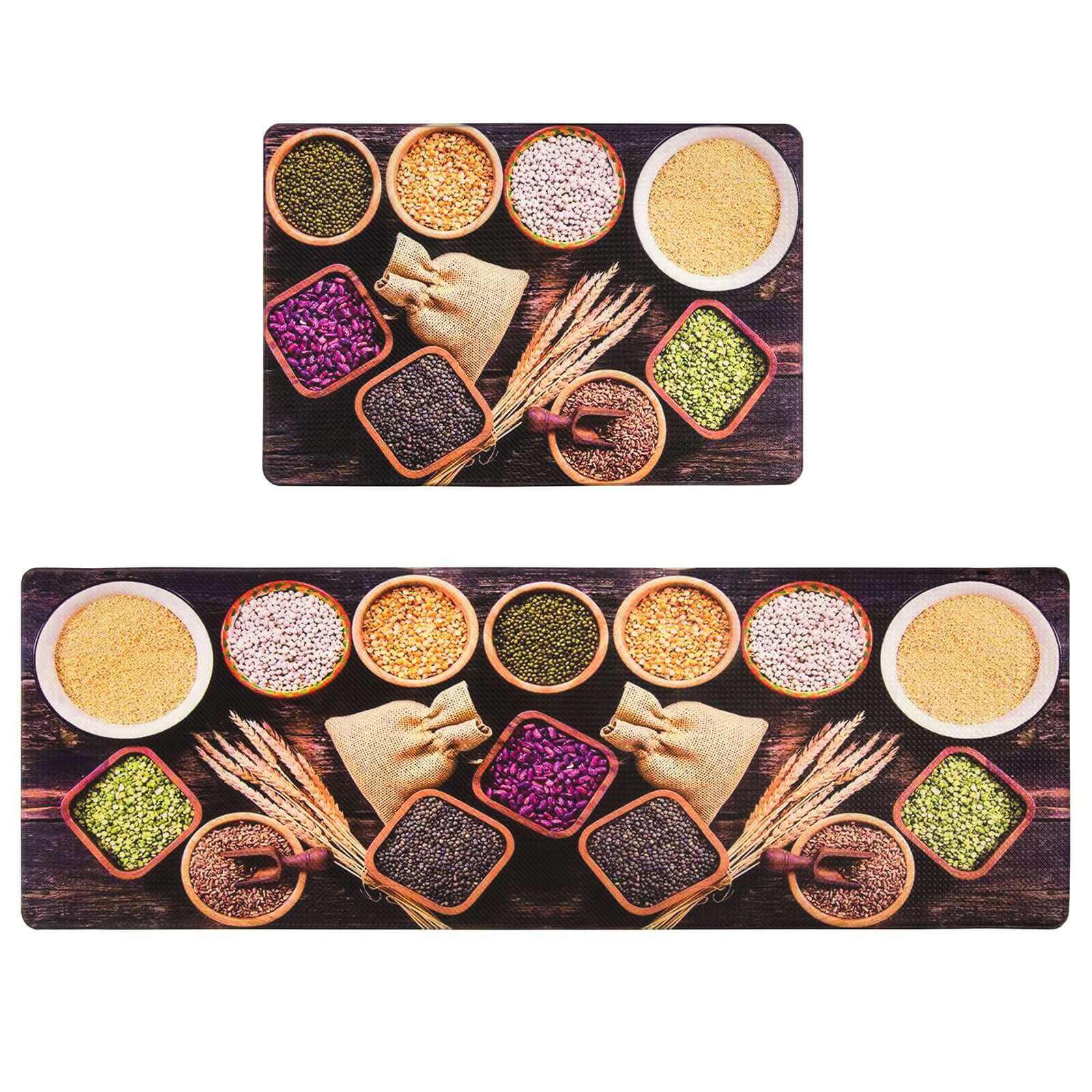 Set de 2 piezas Tapetes para Cocina Antifatiga |  Grosor de 10 mm | Color Multi