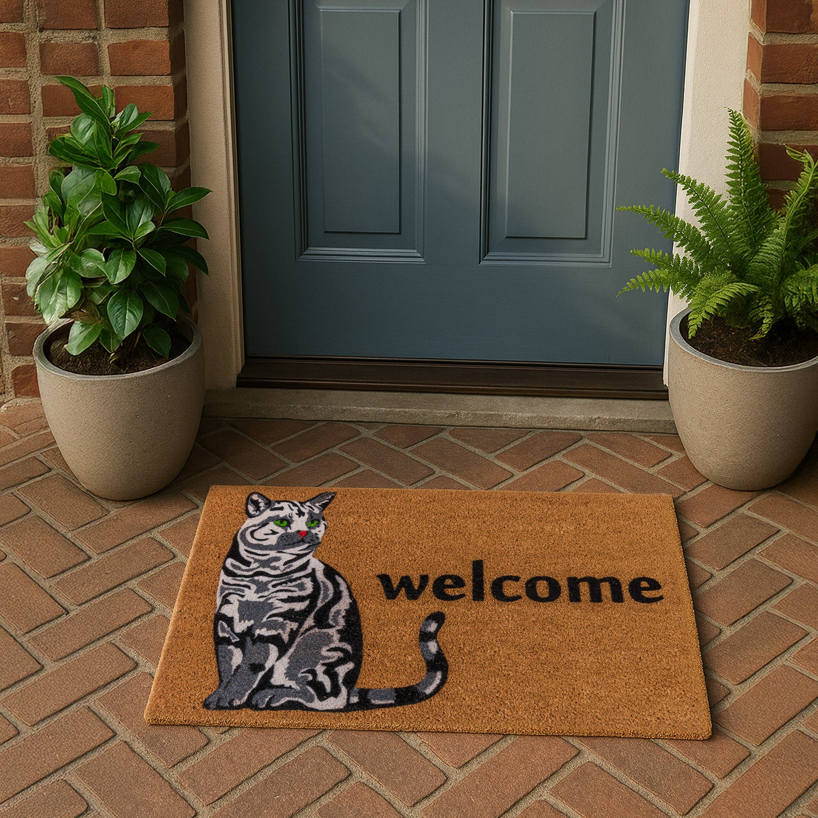 Tapete de Entrada | Alfombra para Entrada Gato