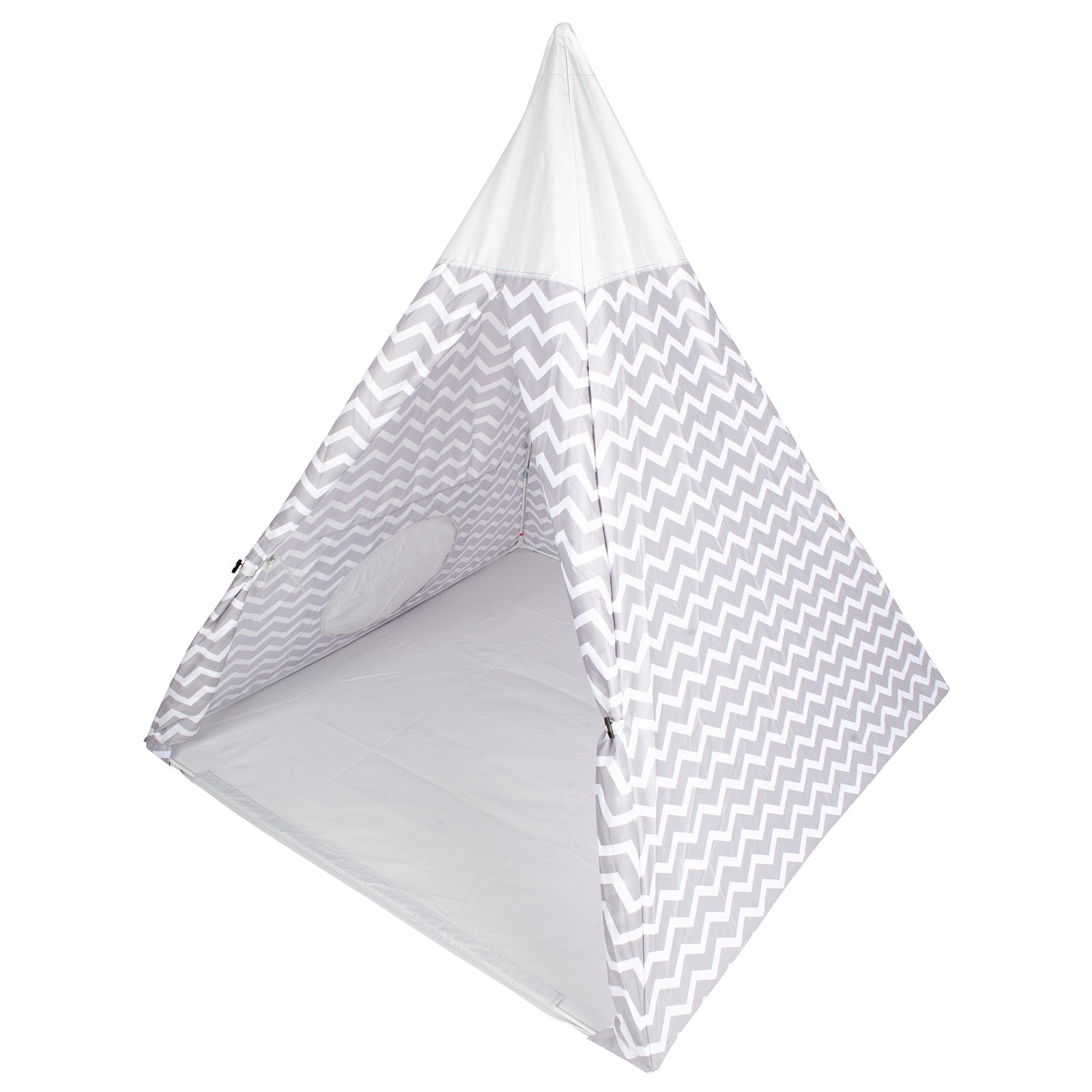 Tipi Tienda Recreativa Infantil, Gris y Blanco.