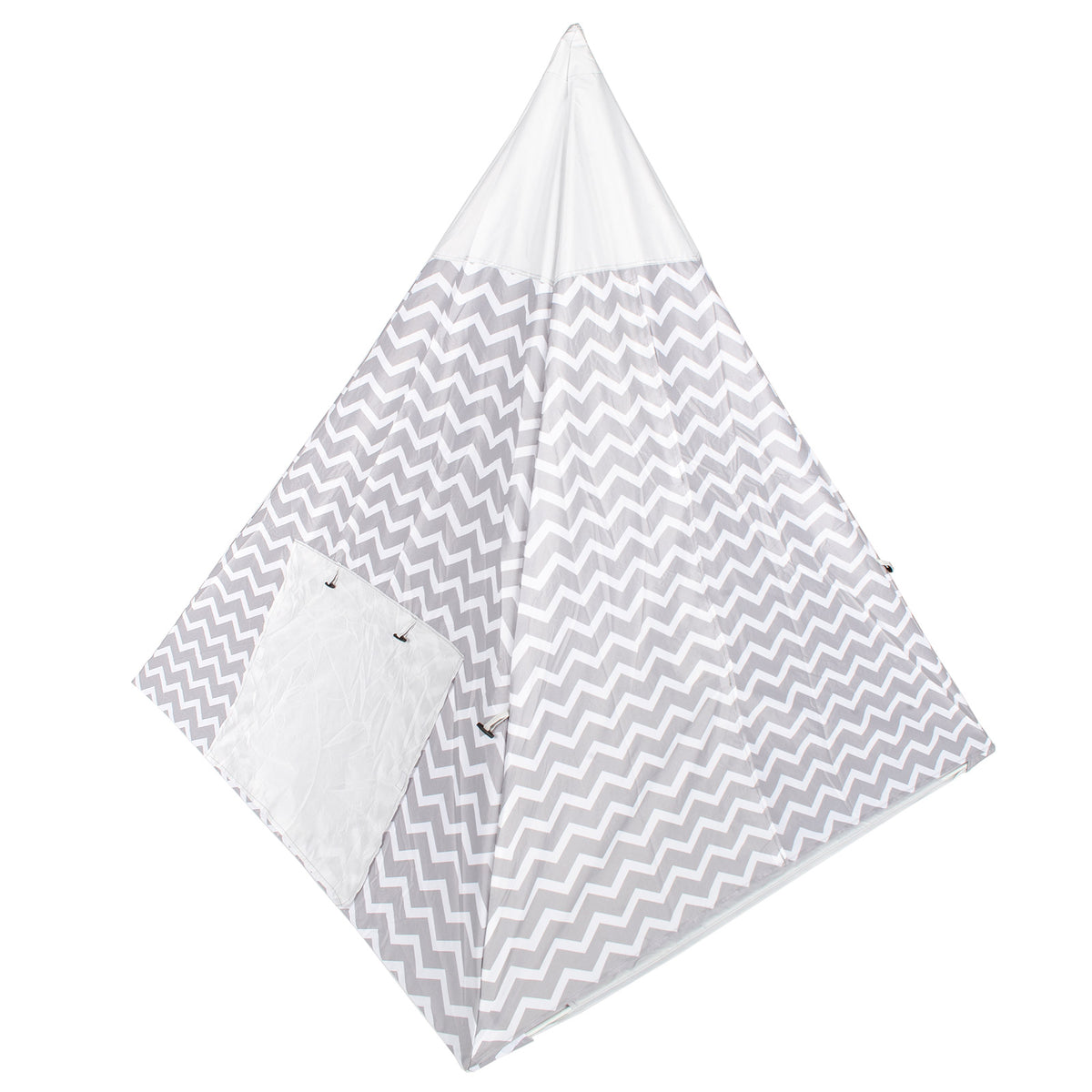 Tipi Tienda Recreativa Infantil, Gris y Blanco.