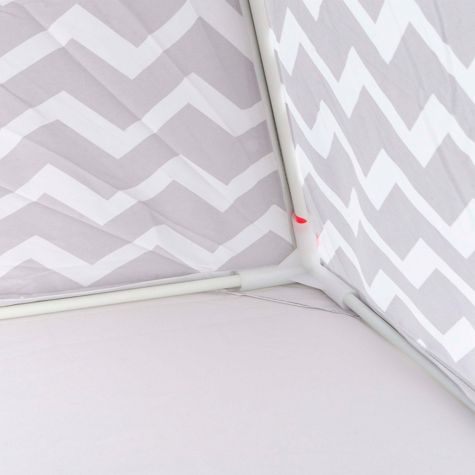 Tipi Tienda Recreativa Infantil, Gris y Blanco.