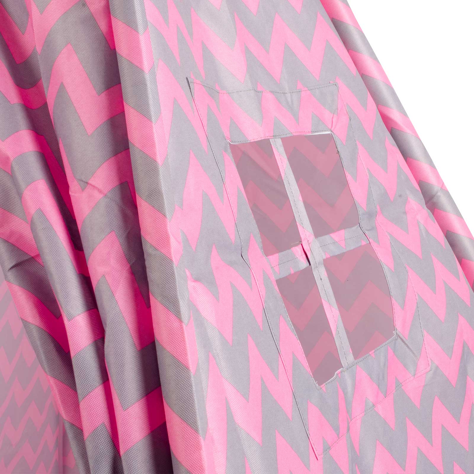 Tipi Tienda Recreativa Infantil, Rosa con Gris.