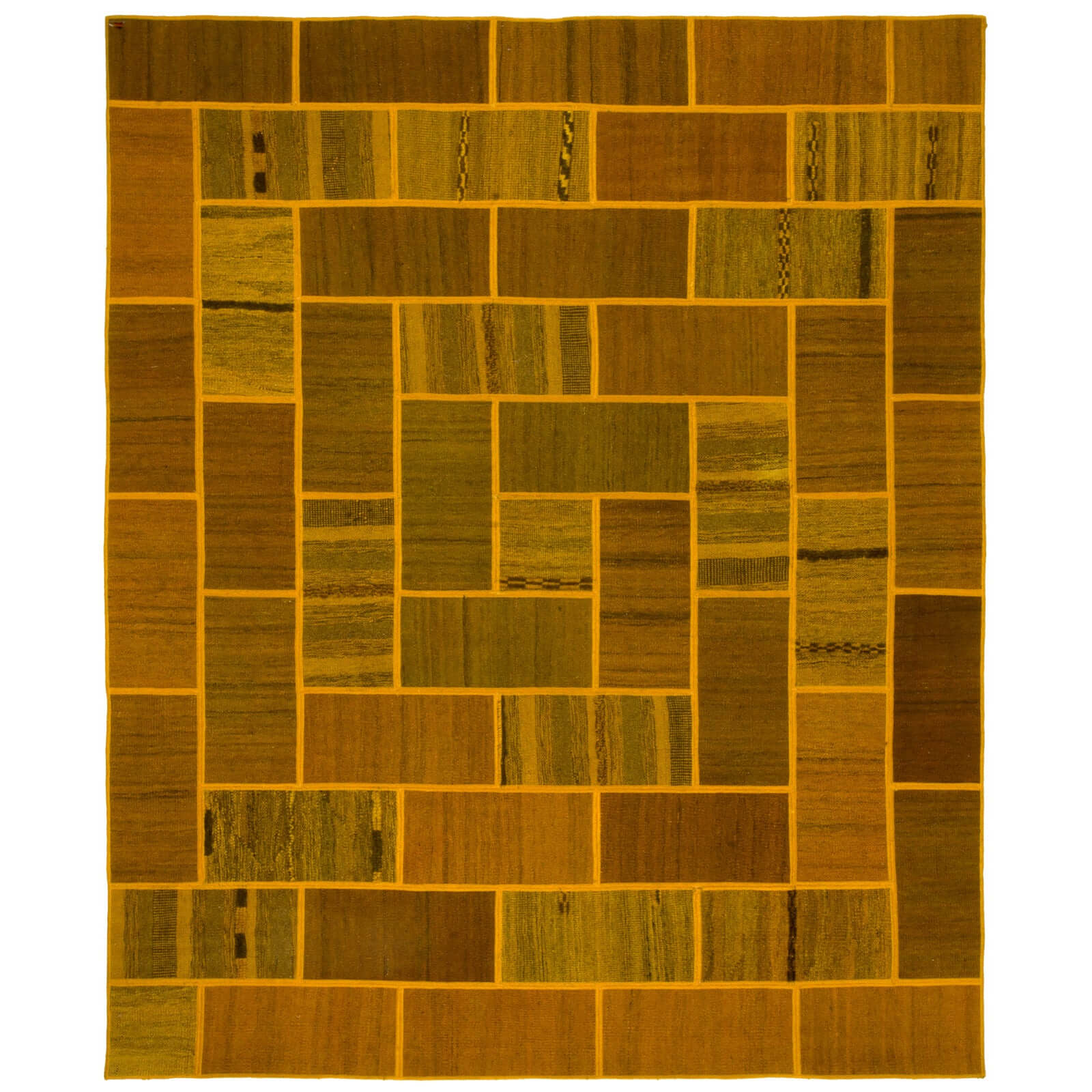 tapete-rectangular-color-café-diseño-rectángulos-pequeños