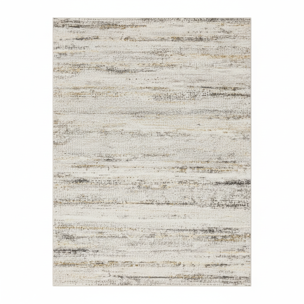 Tapete Tufan Turen 02 Decorativo Turco Abstracto Beige Viscosa Algodón