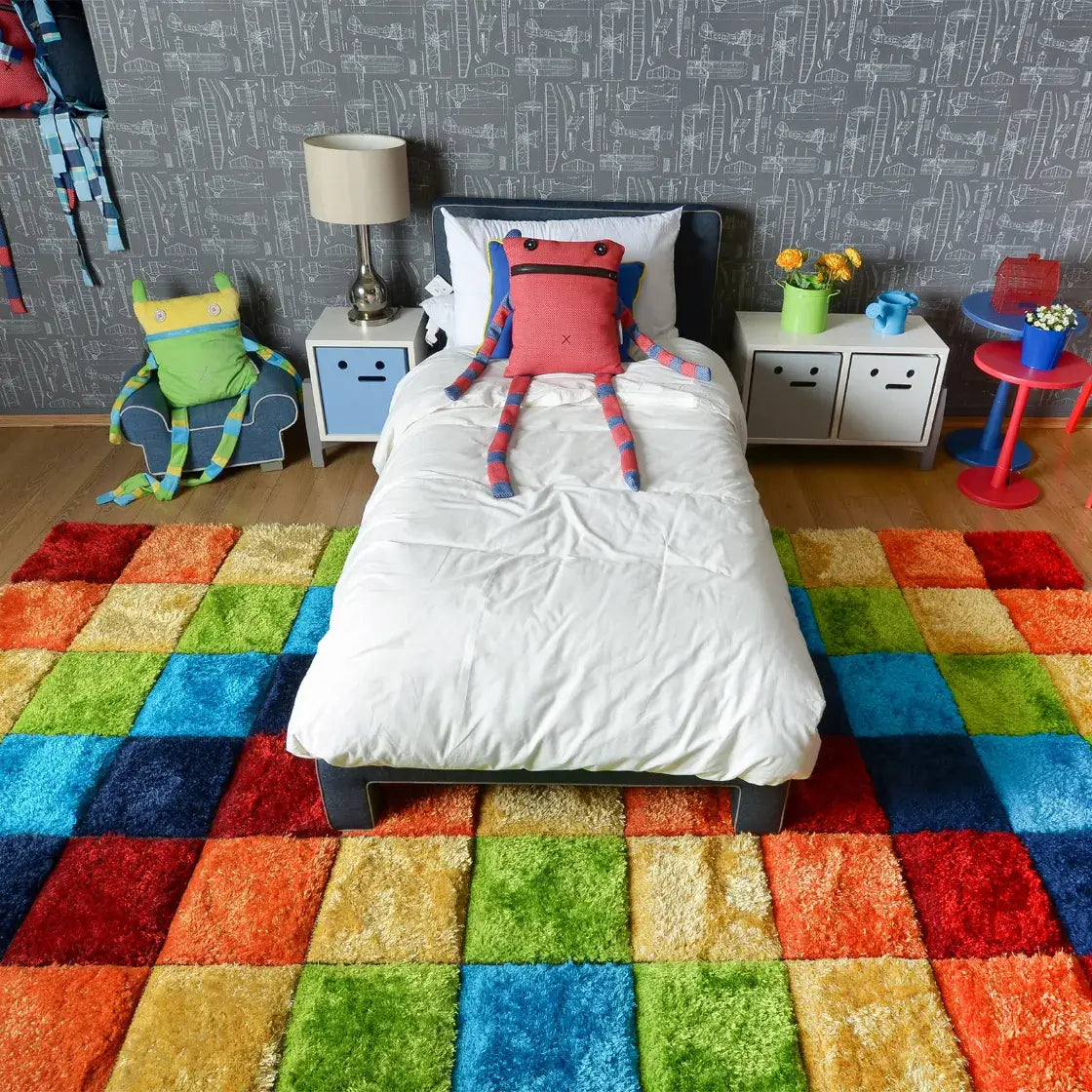 Tapete Decorativo Kidora colorido, ideal para habitaciones infantiles, resistente y duradero con diseño multicolor.
