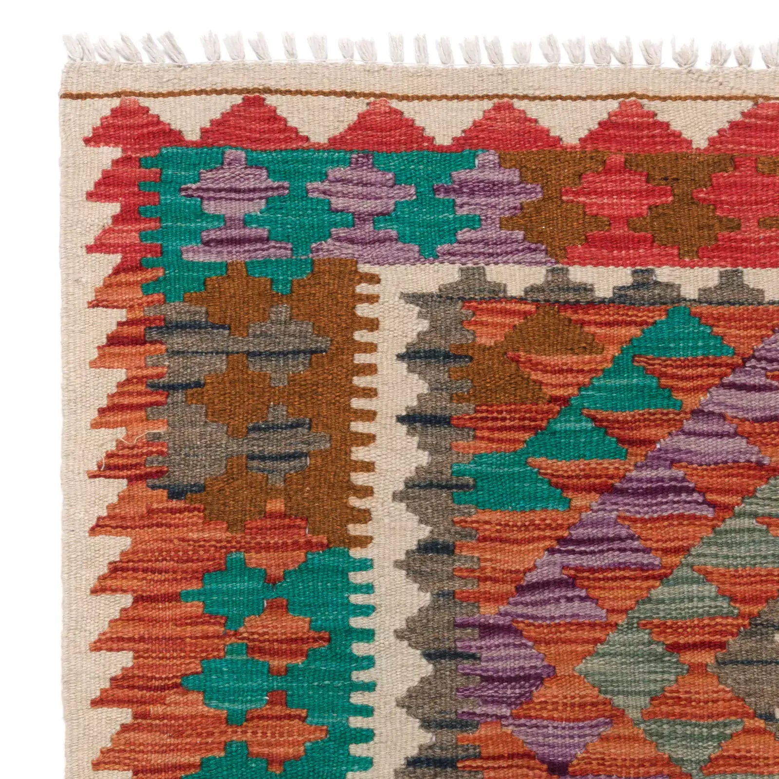 Tapete hecho a mano Kilim Maymanah.