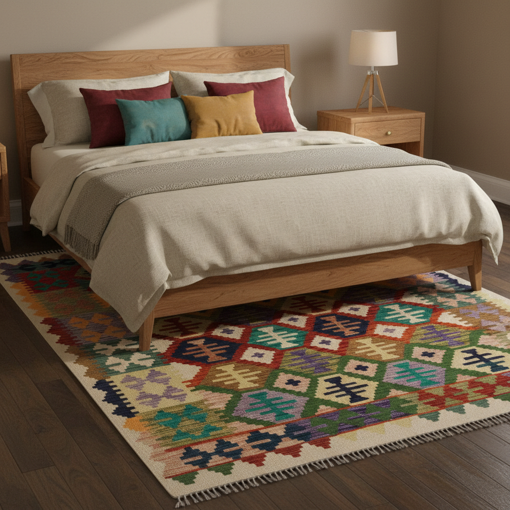 Tapete hecho a mano Kilim Maymanah