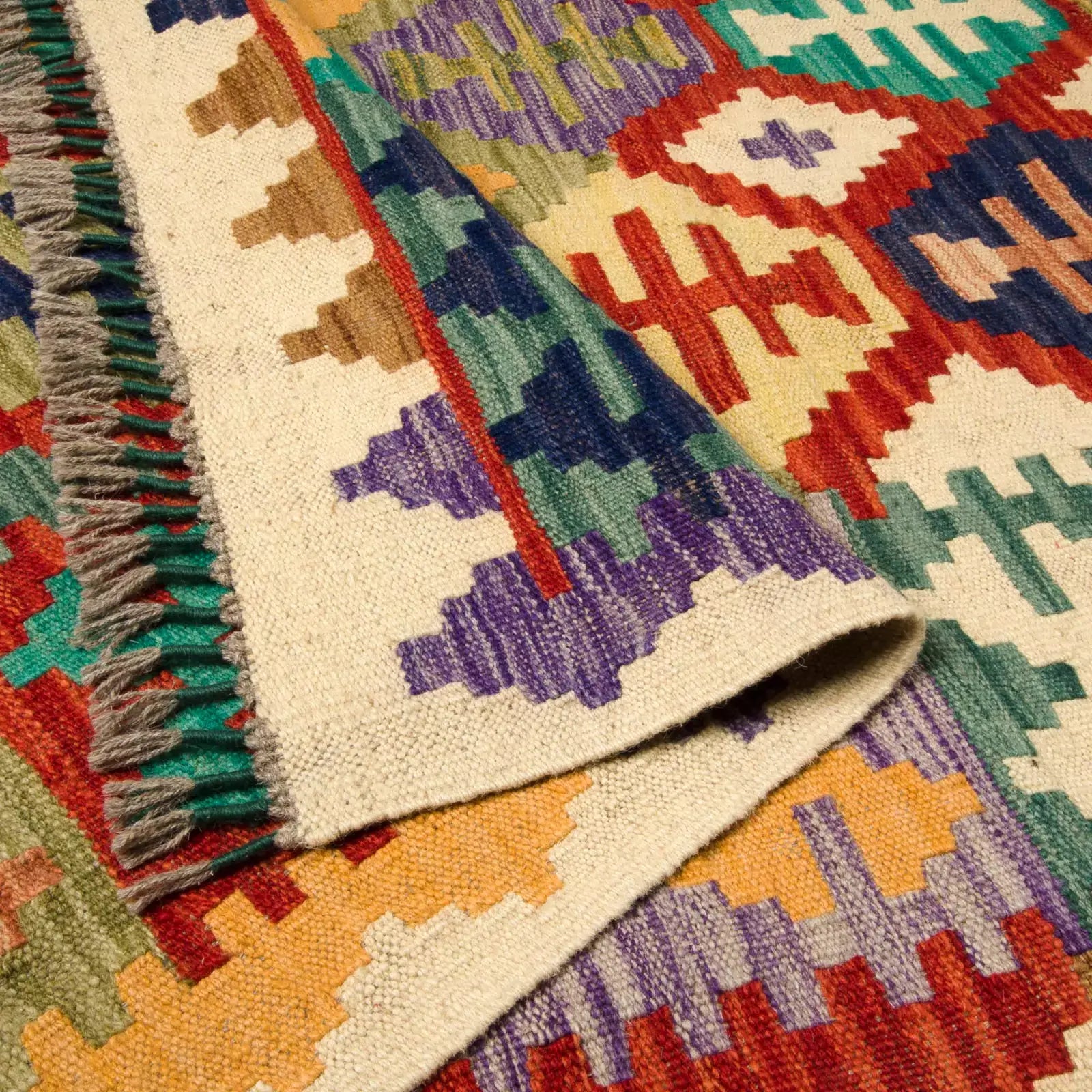 Tapete hecho a mano Kilim Maymanah