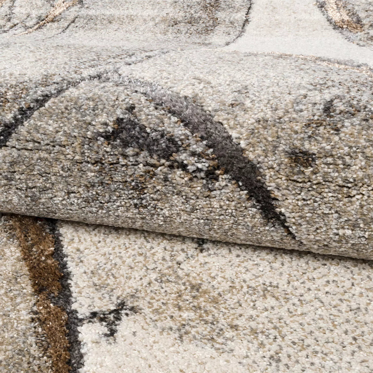 Tapete Decorativo Beige Circular