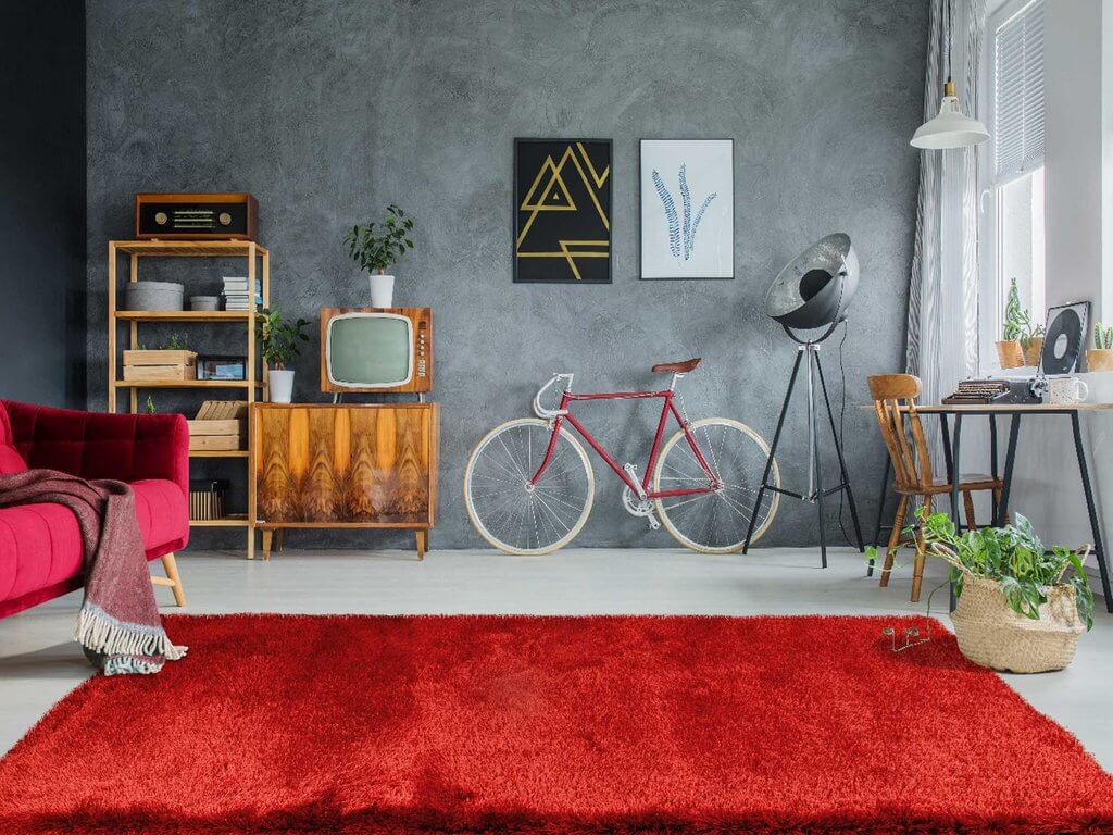 Tapete Hecho a Mano Shaggy Enzo
