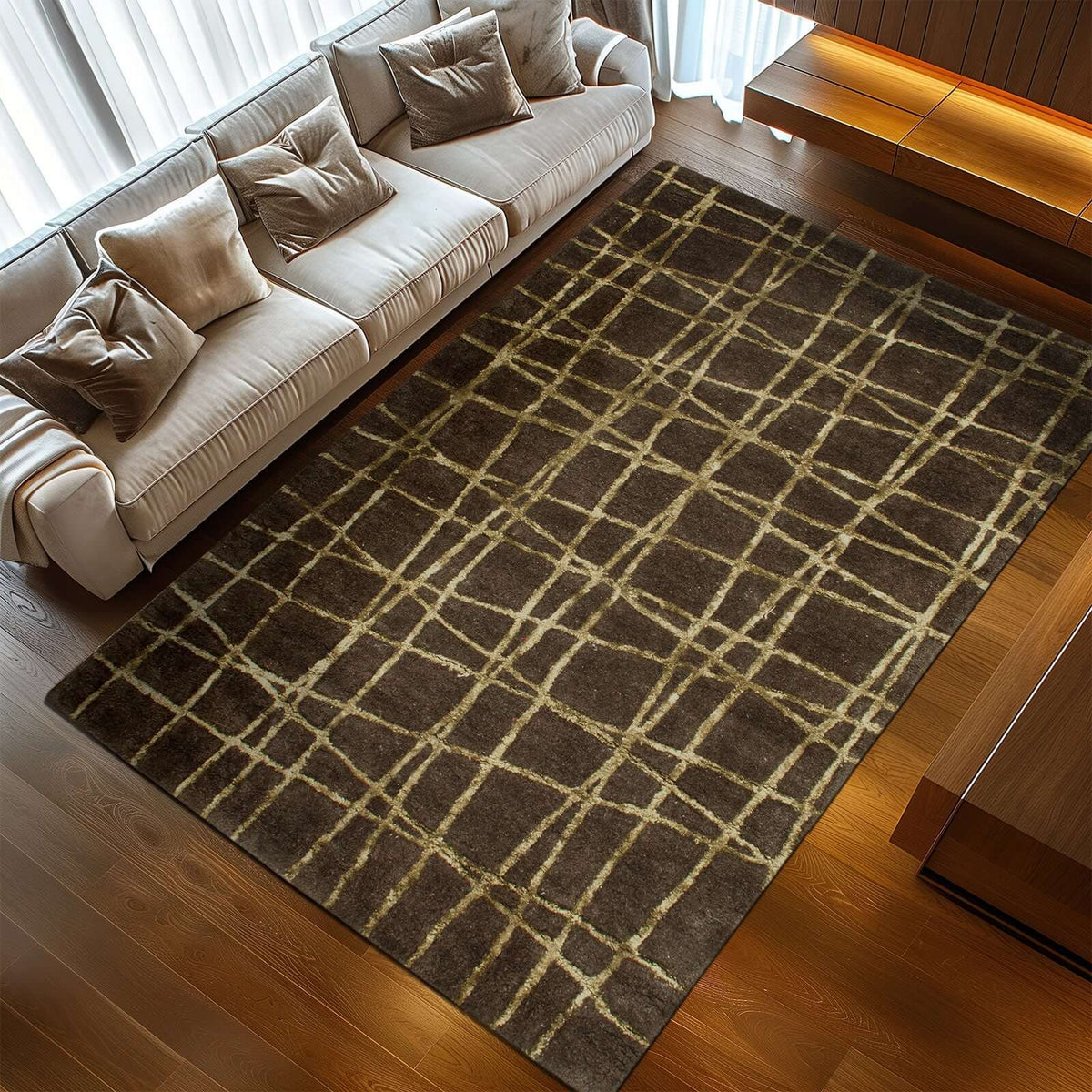 Tapete Hecho a Mano Shaggy Mosby 01