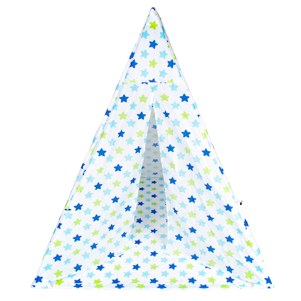 Tipi Tienda Recreativa Infantil, Verde con Blanco